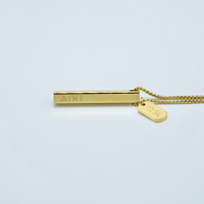 AIKI Solid Square - 14k Gold