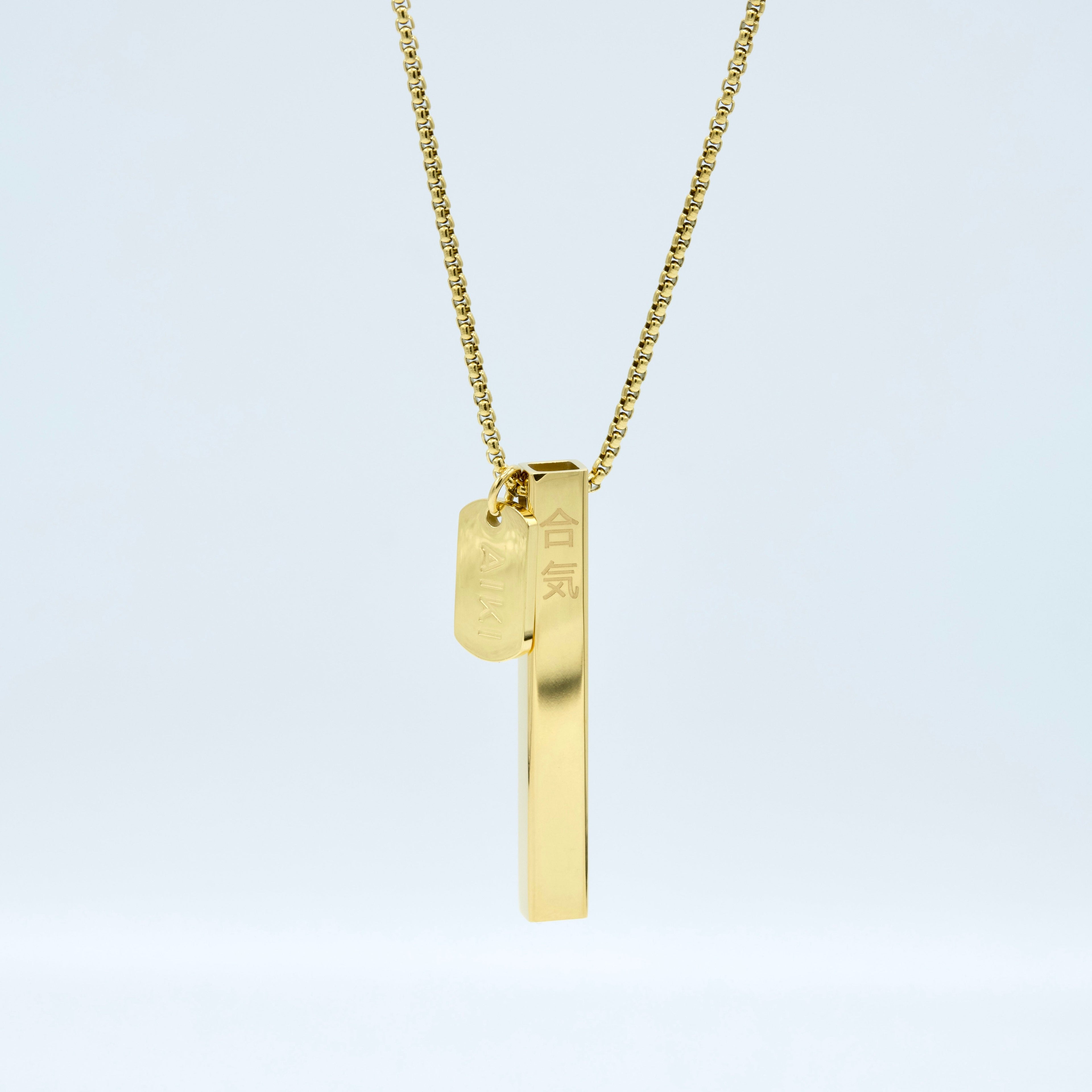 AIKI Solid Square - 14k Gold