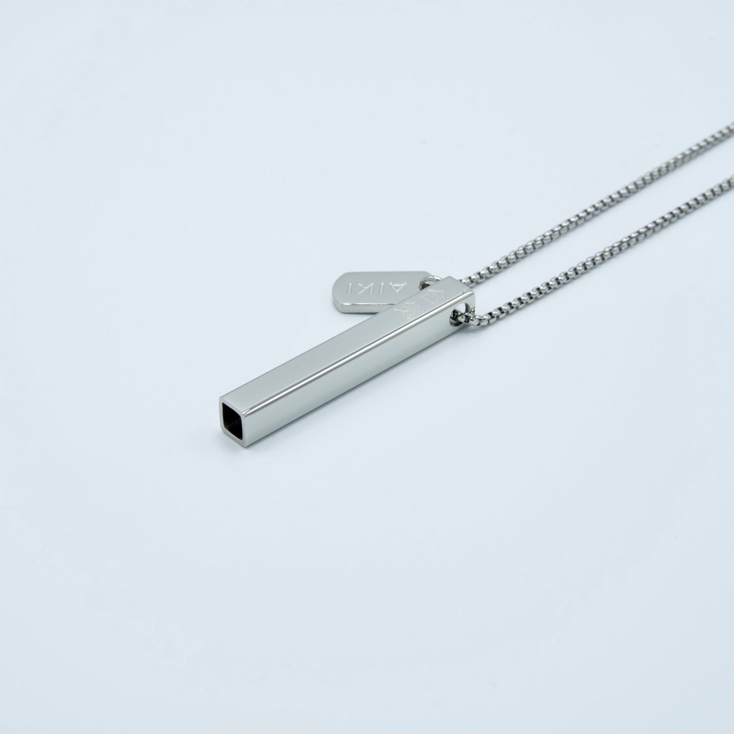 AIKI Solid Square - Sterling Silver