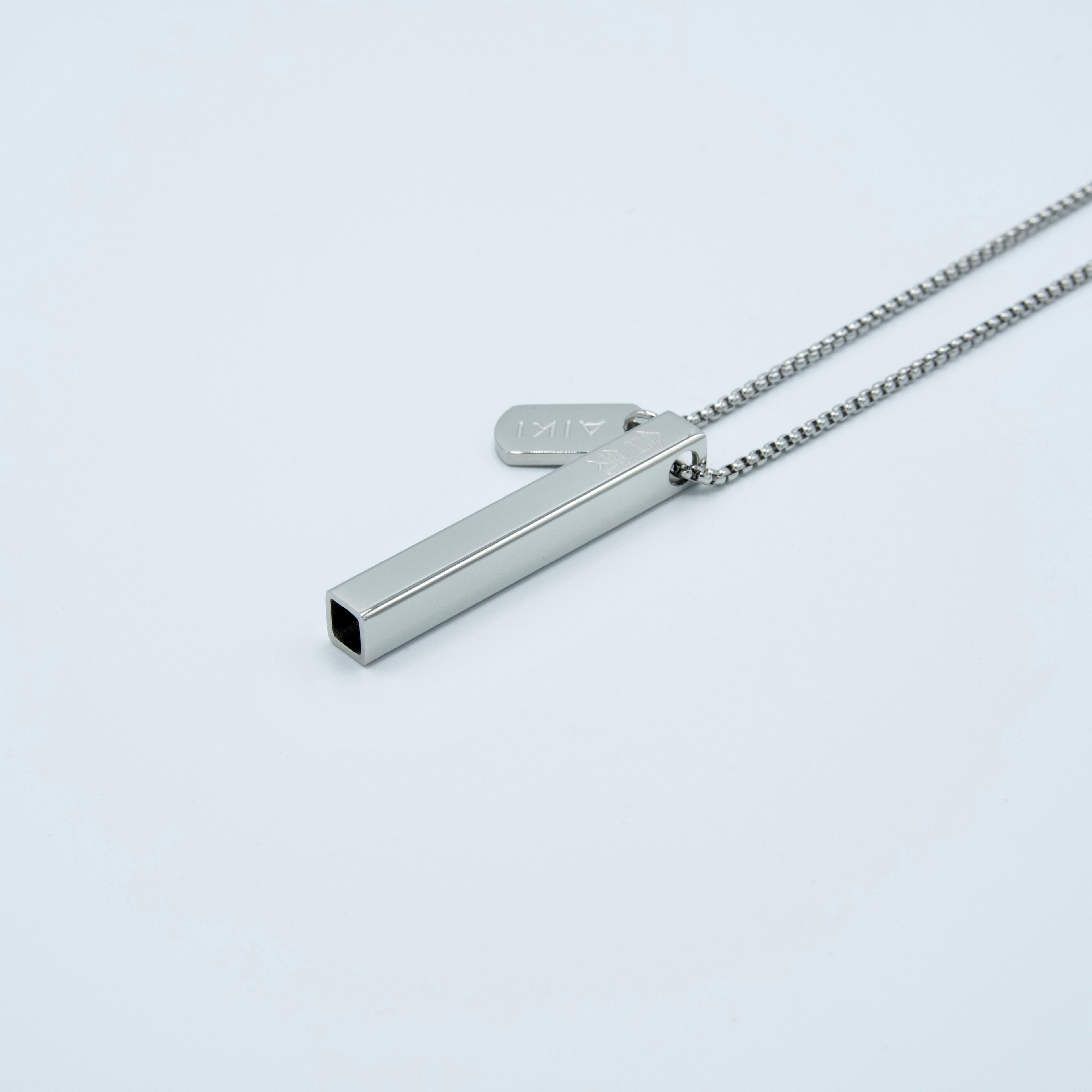 AIKI Solid Square - Sterling Silver