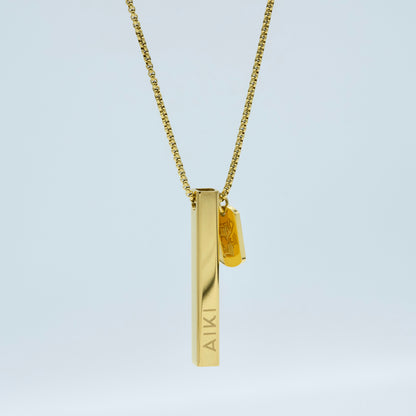 AIKI Solid Square - 14k Gold