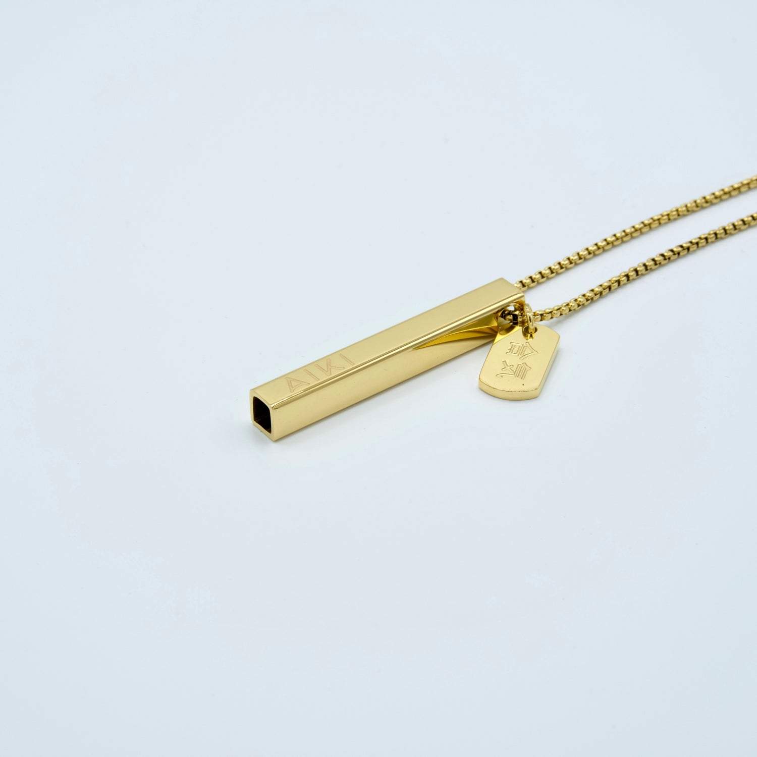 AIKI Solid Square - 14k Gold